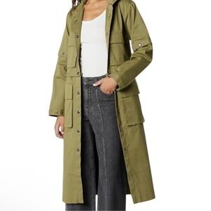 The Drop Women's Utility Convertible Jacket in Olive Green Size XS NEW